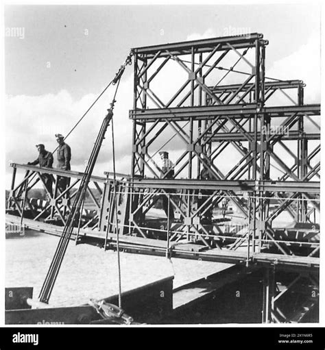 Bailey Bridge Construction The Bailey Bridge Under Construction