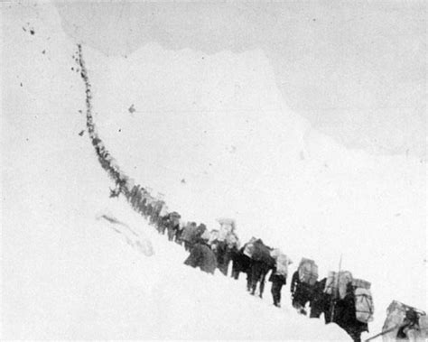 Klondike Gold Rush Stunning Photos Capture Prospectors Trying To