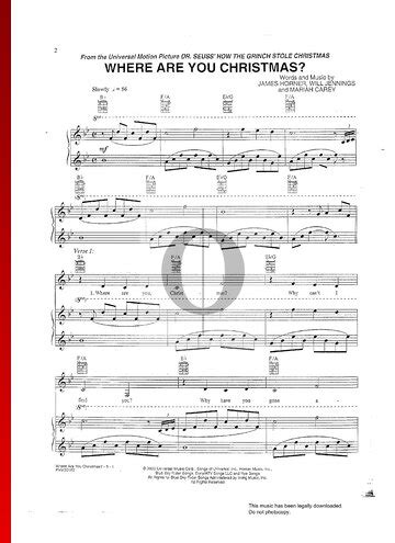 Where Are You Christmas Faith Hill Piano Sheet Music Oktav