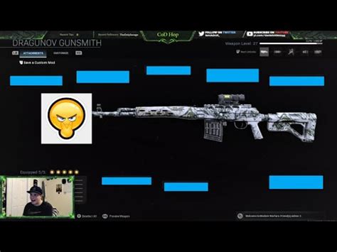 Dragunov BEST Attachments In Modern Warfare 19 Super Semi Sniper