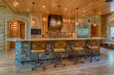 Log Cabin Kitchen Island Ideas Wow Blog