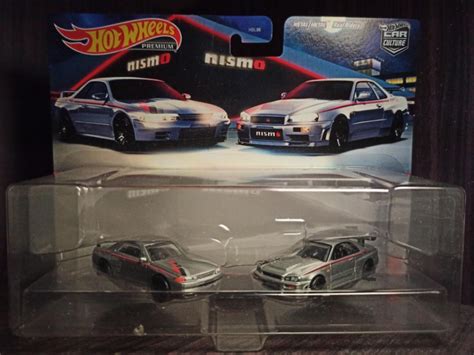 Hot Wheels Nissan Skyline GTR Nismo Z Tune Twin Pack BNR32 R32 And BNR34 R34 Hobbies Toys