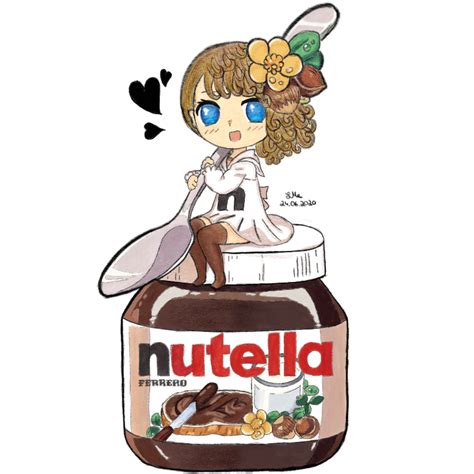 Nutellagirl Anime Coloring Page