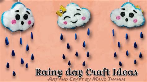 Easy Rainy Day Crafts And Activities For Kids 🌦🌧 Rain Cloud Craft