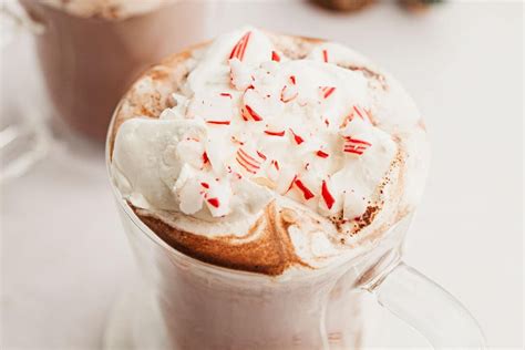 Homemade Peppermint Hot Chocolate The Whole Cook