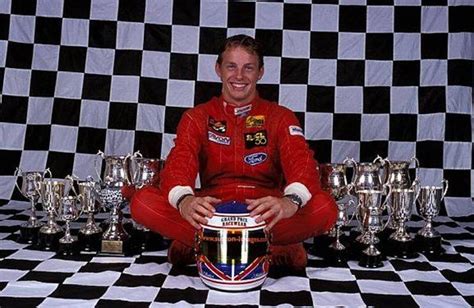 Formula Ford Driver Jenson Button Gbr With His Helmet And Trophies