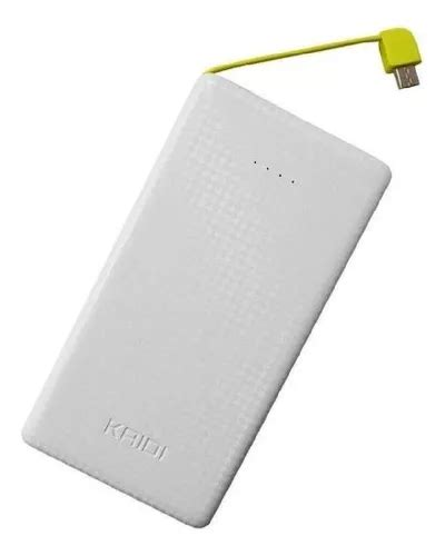 Power Bank Carregador Portátil Kaidi 5000 Mah Slim Kd 952 Frete grátis