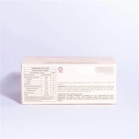 Naked Nuts Bites Wafer Whey Protein E Leite Em Pó Caixa Essência Brasileira