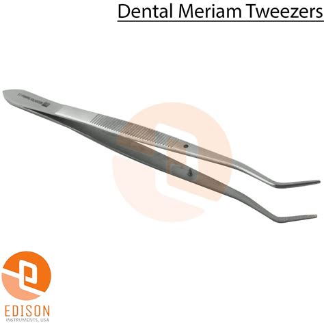 Pcs Dental Meriam Tweezers Examination Cotton Dressing Mariam Forceps