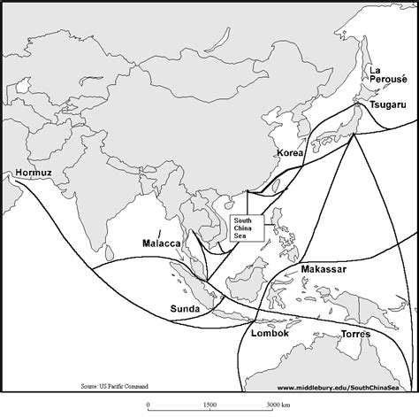 Major Asia-Pacific Shipping Lanes | The South China Sea