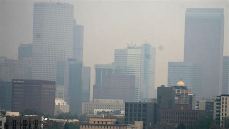 Canada Wildfires Smoke Triggers Air Quality Warnings In Colorado