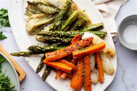 Roasted Spring Vegetables Plant Based With Amy