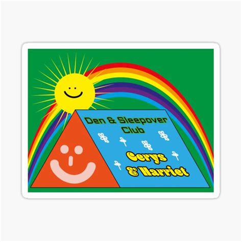 Den And Sleepover Club Sticker For Sale By Scottcarey Redbubble