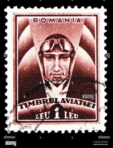 MOSCOW RUSSIA MARCH 27 2022 Postage Stamp Printed In Romania Shows