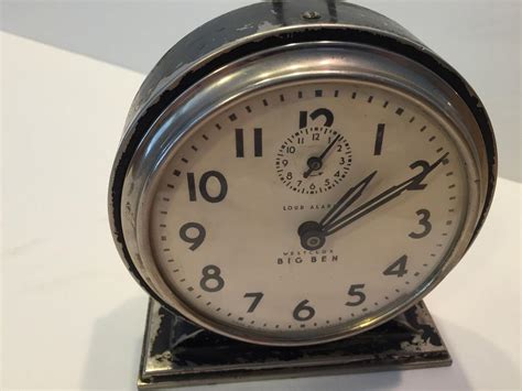 Vintage Westclox Big Ben Wind Up Clock Style A Loud Alarm