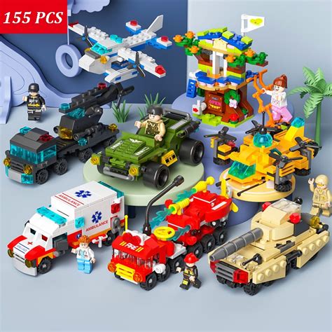 Mua BỘ ĐỒ ChƠi XẾp HÌnh Mô Hình Lego Xe Oto Cảnh Sát Lắp Ghép Xe Cứu