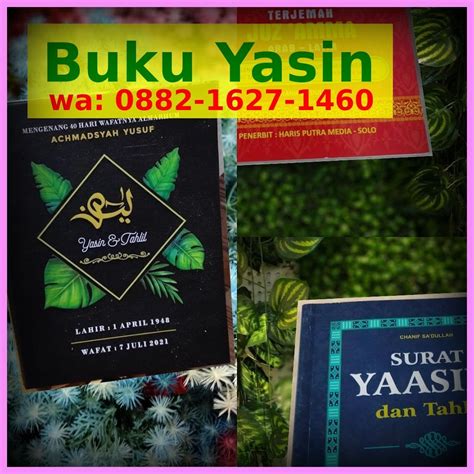 Harga Bikin Buku Yasin I I Wa Pabrik Buku Yasin Murah