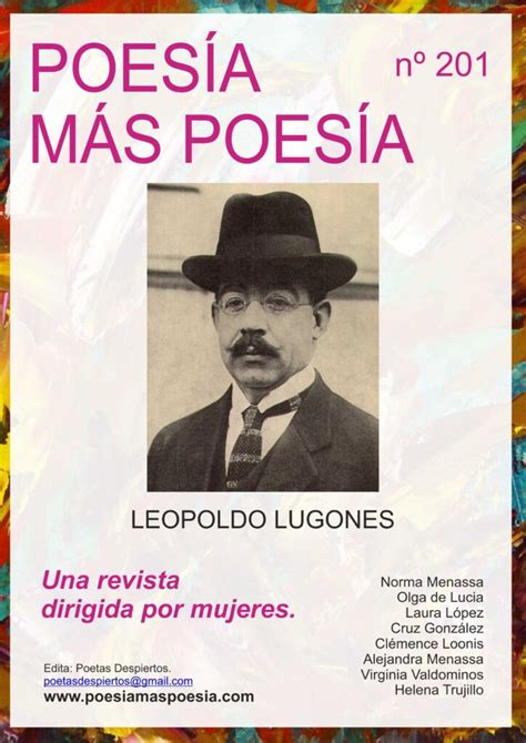 Poes A M S Poes A Leopoldo Lugones Revista Poes A M S Poes A