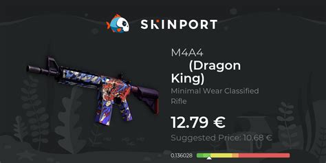 M4a4 龍王 Dragon King Minimal Wear Csgo Skinport