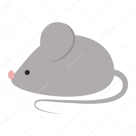 Mouse Isolated Vector Illustration Stock Vector Image By © 124003474