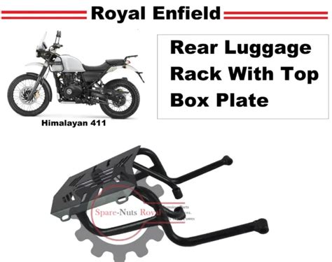 Royal Enfield Himalayan Rear Luggage Rack With Top Box Plate Eur