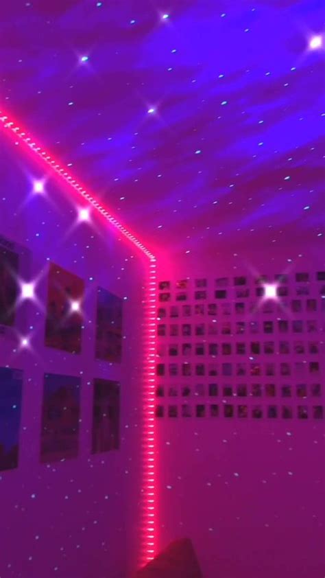 Neon Led Light Room Aesthetic - canvas-nexus