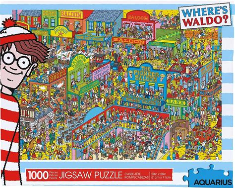 Aquarius Wheres Waldo Wild Wild West Puzzle Rompecabezas De 1000