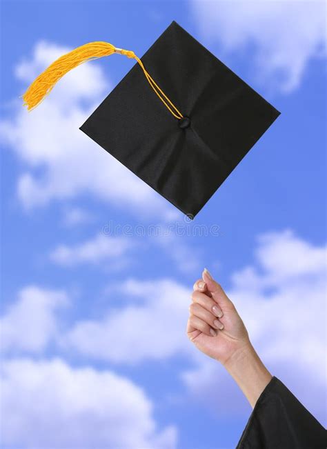 Graduation Cap Air Clouds Stock Photos Free And Royalty Free Stock