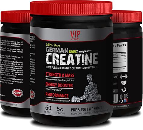 Buy Muscle Growth Pure German Creatine Powder Micronized Creatine Monohydrate Creapure 300g