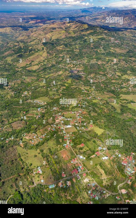 COSTA RICA - Aerial view of landscape Stock Photo - Alamy