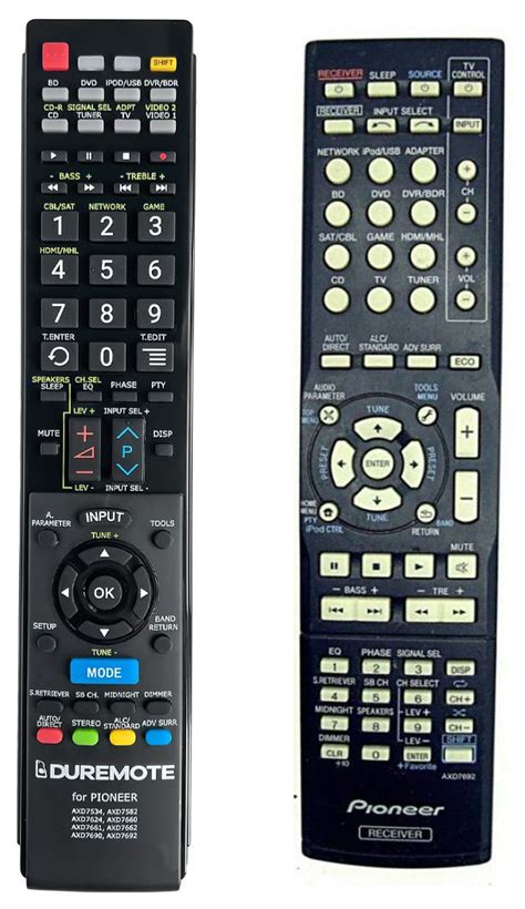 PIONEER AXD7692 Remote Control Duplicate 18 0 REMOTE CONTROL WORLD