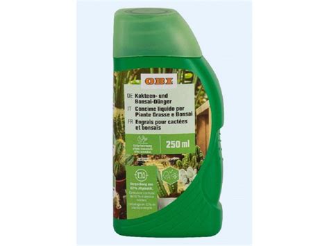 Concime Liquido Per Piante Grasse E Bonsai 250 Ml OBI