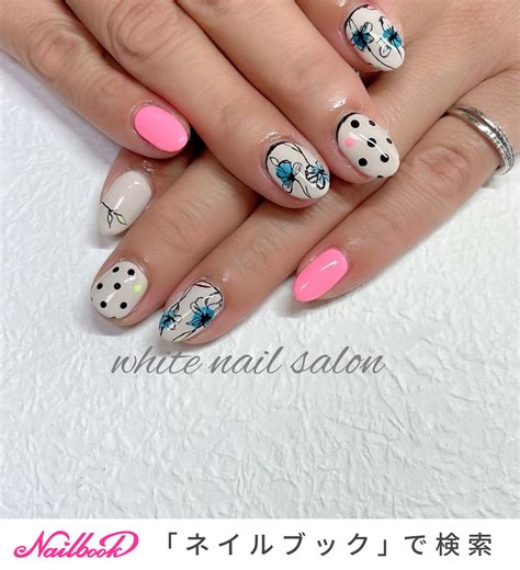 ハンド ジェルネイル お客様 white nail salonのネイルデザイン No 7379044 ネイルブック