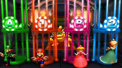 Mario Party The Top Minigames Mario Vs Luigi Vs Yoshi Vs Wario