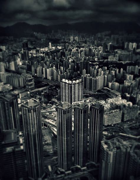 Vista Sopra I Grattacieli in Kowloon Hong Kong Fotografia Stock ...
