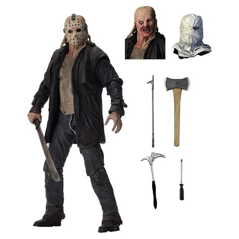 NECA Ultimate Jason 7-Inch Action Figure, Interchangeable Heads, 2009