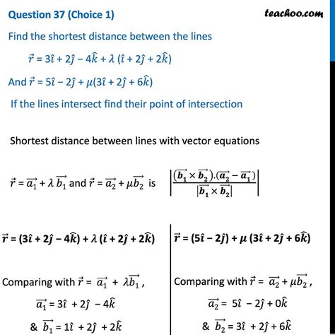 Find Shortest Distance Between Lines R I J K I J K