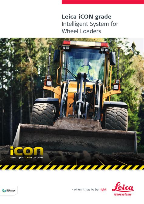 Leica Icon Igw D Wheel Loader System Spatial Technologies Online Store