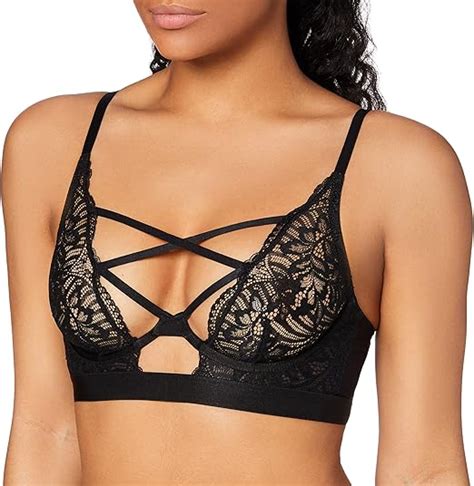 Iris Lilly Women S Lace Wired Non Padded Bra Amazon Co Uk Clothing