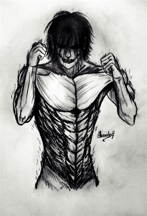 Eren Jaeger Titan By Alexsandra G On Deviantart