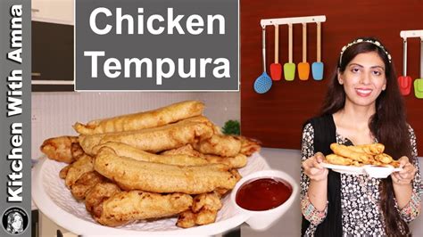 Tempura Chicken Recipe Fried Tempura Chicken Kitchen With Amna Youtube