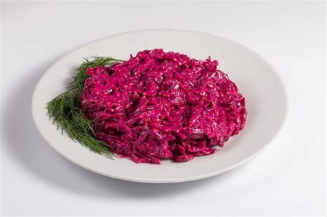 Premium Photo | Beetroot salad