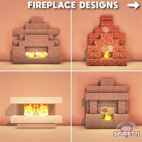 Minecraft Fireplace Tutorial