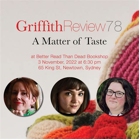 Events Archive Griffith Review