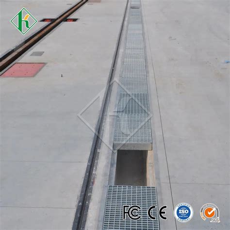 Kaiheng Steel Bar Grating Manufacturer Steel Grating Trench Drain