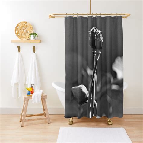 Floral Embrace Poppy Pods And Poppy Bud Shower Curtain By Anna Lemos