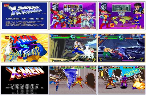 Mame Dimitris Arcade X Men Arcade Collections Menú
