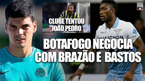 ZAGUEIRO E GOLEIRO BOTAFOGO NEGOCIA BASTOS E BRAZÃO CLUBE TENTOU