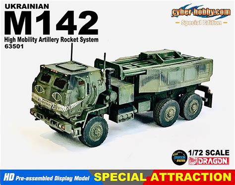 172 ウクライナ軍 M142 高機動ロケット砲システムhimars キャットフェイス 完成品【drr635010089195635013】