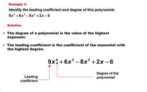 Math Example Polynomial Concepts Degree Of A Polynomial Example 3 Media4math